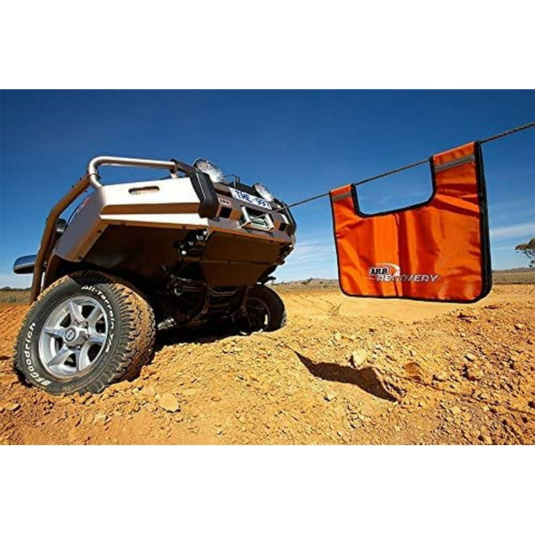 ARB 220 Offroad Winch Cable Recovery Damper – Orange/Black, Safety Weight For Snatch Straps