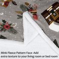 Christmas Throw Blanket 50" X 60" Winter Grove Pattern, Super Soft