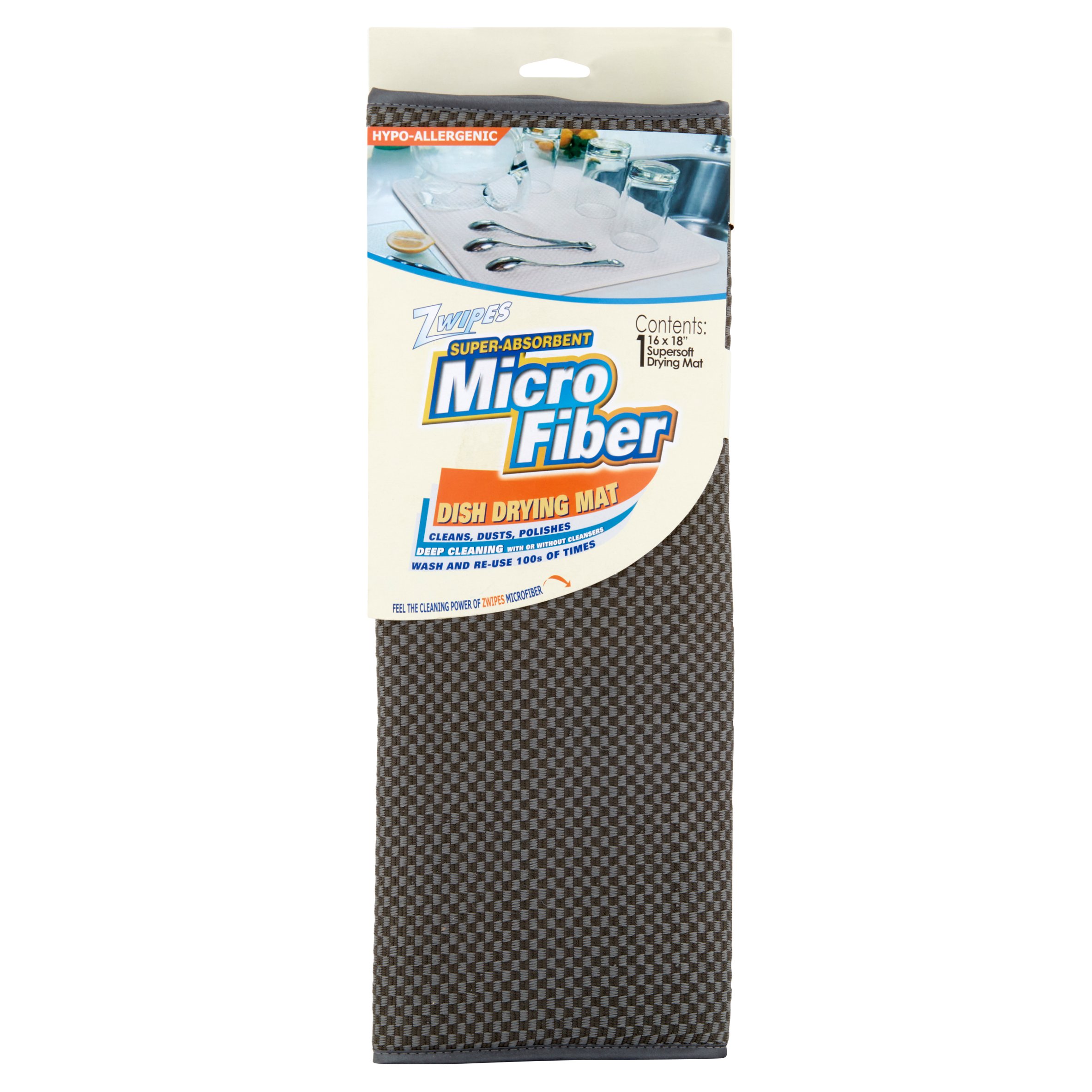 Zwipes Microfiber Dish Drying Mat