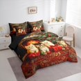 thumbnail image 3 of Feelyou 3D Kawaii Cat Twin Bedding Sets 7-Piece for Child, Western Christmas Festival Bedding Comforter Set, Kitten Animal Reversible Sheet Sets, Microfiber Bedroom Decor, 3 of 7