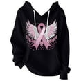 thumbnail image 3 of YEJIMAN Hoodies for Women Trendy Kind Mind Wear Breast Cancer Tee In We Sweatshirt Winter Fashion Clothes, 3 of 3