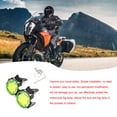 thumbnail image 2 of 1 Pair Aluminium Alloy Motorbike Foglight Guard Portable Detachable Replacement Dustproof Light Protector with Installing Screws Green, 2 of 6