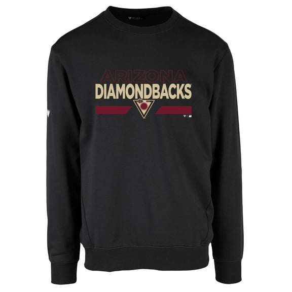 Men's Levelwear Black Arizona Diamondbacks City Connect Zane No Hitter Pullover Sweatshirt