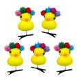 thumbnail image 2 of Eoperou 5Pcs Little Yellow Duck Decor Hairpin Cute Plush Duck Hair Clip Girl Spring Hair Pin Headdress Funny Christmas Gift, 2 of 8