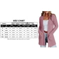 thumbnail image 4 of Yesfashion Womens Open Front Casual Cardigan Sweaters Long Sleeve Chunky Knit Loose Sweater with Pockets, 4 of 4
