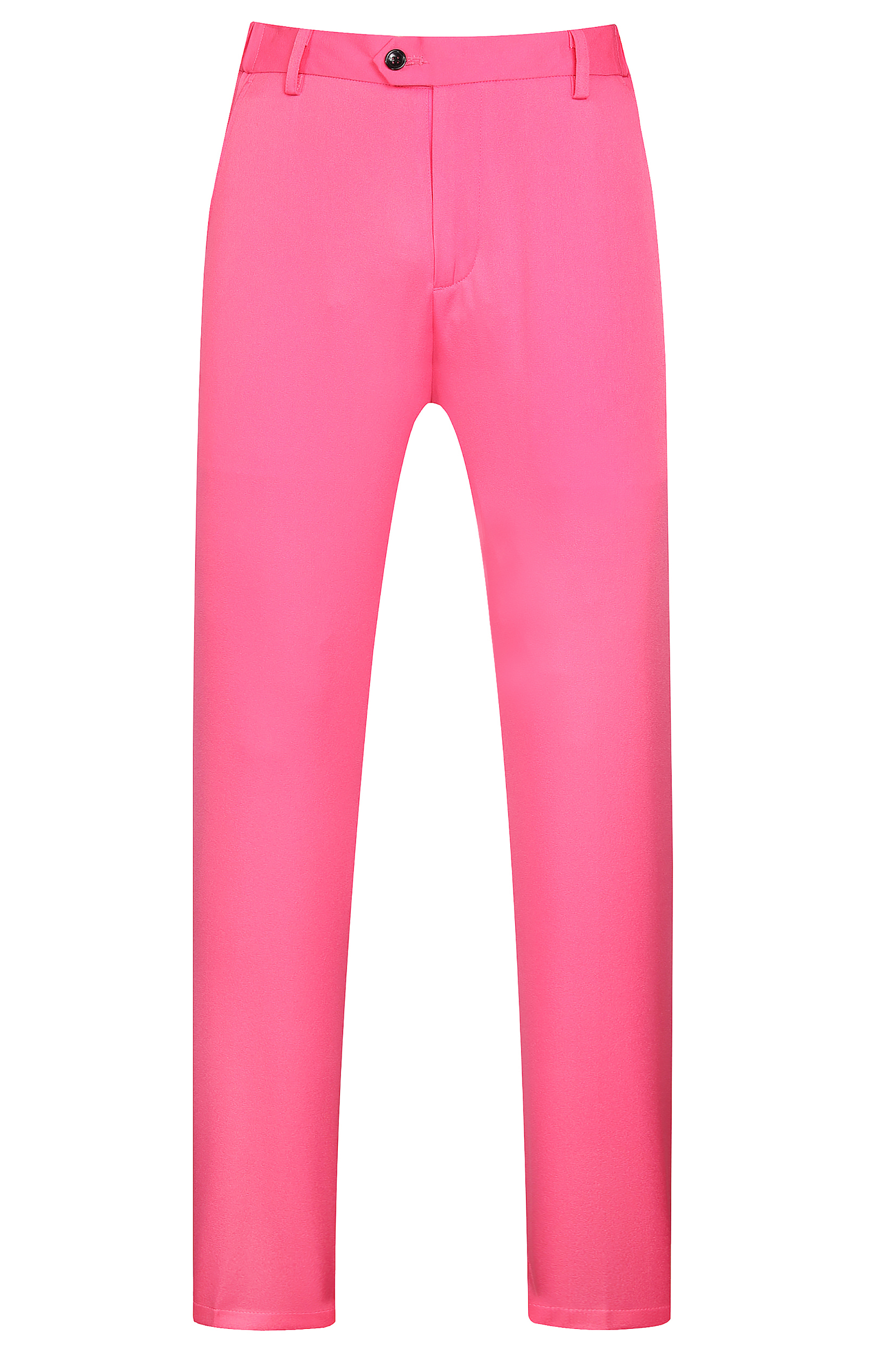 Keevoom Mens Slim Fit Front Flat Casual Dress Pants