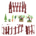 thumbnail image 4 of 1 Set Simulation Fence Tree Model Decor Simulated Fence Micro Landscaping Fence Decor, 4 of 8