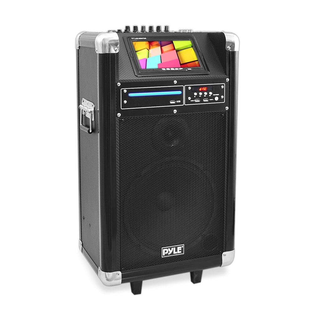 Pyle Pkrk10 Karaoke Vibe Portable Bluetooth Multimedia Pa System