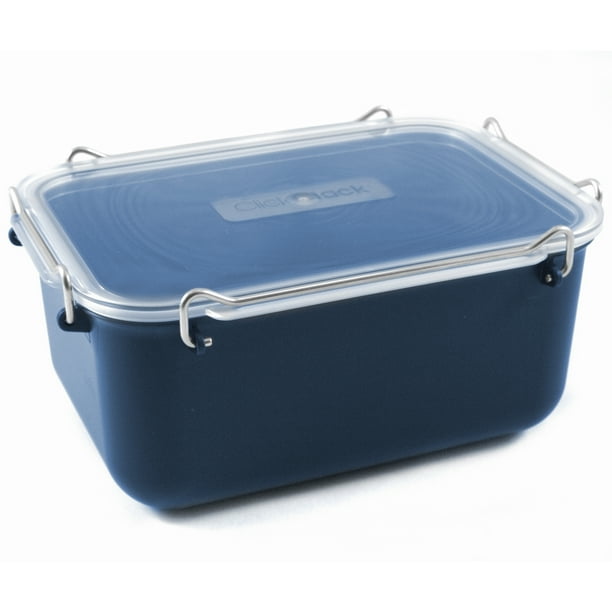 Click Clack Blue Locking Everyday Storage Container, 2 Quart Walmart