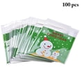 thumbnail image 1 of 100PCS Christmas Treat Bags Creative Patterns Cookie Bags Candy Treat Bags, 1 of 2