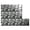 B, variant on Peel and Stick Ceramic Tile Paste, 3D Lattice Crystal Wall Sticker for Kitchen Bathroom, DIY Adhesive Decals, 10pcs