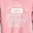 thumbnail image 2 of Instant Message - Here For Field Day  - Toddler And Youth Crewneck Fleece Sweatshirt, 2 of 5