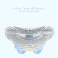 thumbnail image 4 of Bearachild Cepillo de Manual de silicona en forma de U para niños, boca entera, bebé de doble cara con boca dental, cabezal de cepillo Suministros de limpieza para el hogar azul S Bearachild HA009121-03, 4 of 6