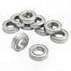 thumbnail image 1 of 10-Pack Shielded Ball Bearings, 10x19x5mm, Deep Groove, Single Row Design, 1 of 5