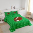 thumbnail image 3 of Erosebridal Retro Rugby Bedding Full Comforter Set, American Football Down Comforter, Sports Player Decor, Reversible 3pcs, 3 of 7