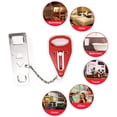 thumbnail image 6 of Portable Door Lock 2Pack Extra Lock for Additional Privacy and Safety in Home,Hotel and Apartment,Prevent Unauthorized Entry,Protect Family Security in Traveling,Home,Bedroom,Hotel,Apartment, 6 of 7