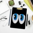 thumbnail image 6 of FMSHPON Huge Bulging Eyes Clipboard Hardboard Wood Nursing Clip Board and Pull for Standard A4 Letter 13x9 inches, 6 of 7