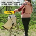 thumbnail image 4 of DIYMAG Folding Chair for Camping , Outdoor Portable Folding Chair for Camping/Hiking/Backpack Traveling (White), 4 of 9