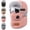 Pink, variant on Unisex Outdoor Biking Hat with Goggles 5-in-1 Fleece Hat and Neck Warmer Winter Hood Casual Style Thick Inner Lining Fleece Padding Full Face Coverage Warm Winter Sports & Outdoor Accessory