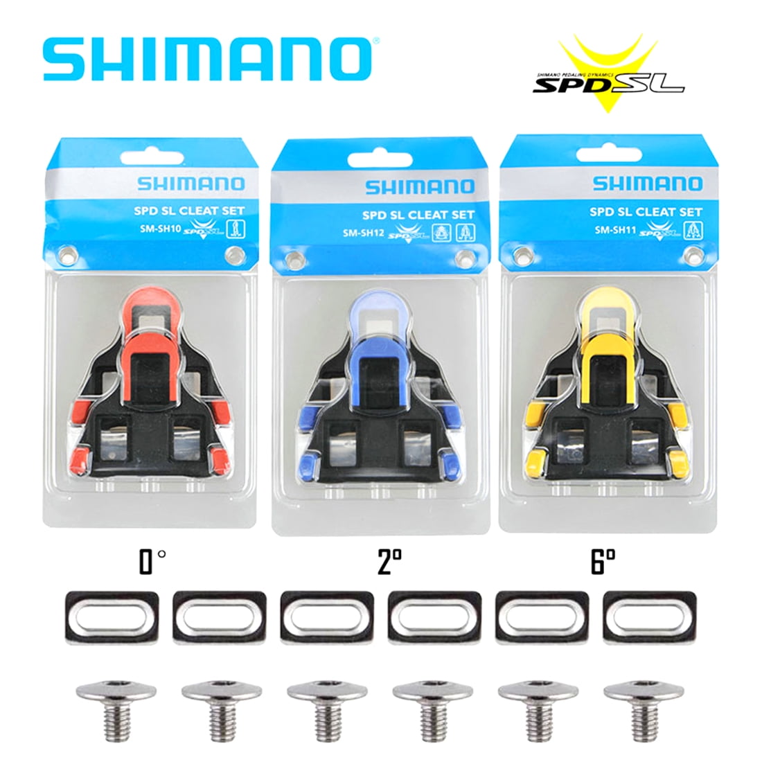 Shimano SPD SL Road Bike Pedal Cleat SH10 SH11 SH12 Bicycle Self Lock
