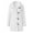 White, variant on PINQI Teen Girls Fleece-Lined Parka Coats Open Front Tie Hooded Outwear Kids Fall Winter Thick Warm Long Jackets with Pockets