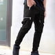 thumbnail image 1 of Pantalones largos de moda para hombre, holgados, estilo hip hop, deportivos, casuales, con múltiples bolsillos, pantalones cargo para hombre, pantalones de poliéster para, 1 of 6