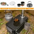 thumbnail image 4 of TOMSHOO Burning with mewmewcat HUIOP Portable Burner Firewood Multifunctional Stove , XIXIAN Wood Camp Outdoor Chimney PAPAPI Detachable Tent keppy, 4 of 7
