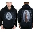 thumbnail image 3 of Virgen de Guadalupe Hoodie – Double-Sided Unisex Cotton Pullover, Religious Faith Gift for Men and Women, 3 of 7