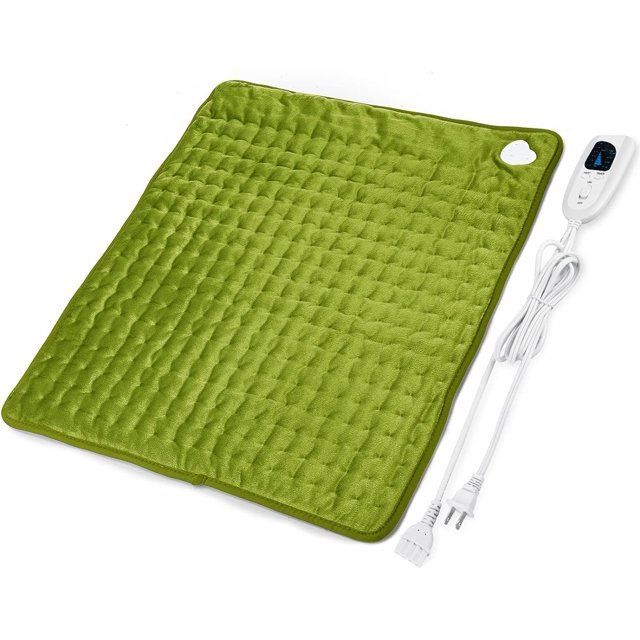 Almohadilla térmica - Almohadillas térmicas eléctricas - Almohadilla térmica caliente para aliviar el dolor muscular del dolor de espalda - Opción de calor seco y húmedo - Función de apagado automátic