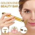 thumbnail image 2 of Multi-function Beauty Care Device 24k Facial Massage Stick Roller 3D Golden Energy Bar Vibrating Massager for Beauty Tool, 2 of 6