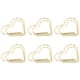 thumbnail image 3 of Clips de papel Bling Bling 100 piezas Metal Corazón, 3 of 12