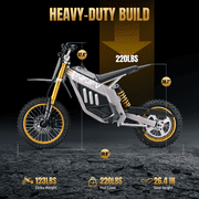 3000W Adult Electric Dirt Bike,48V 30Ah Electric Off-Road Dirtbike with Full Suspension & Dual Hydraulic Brakes,42MPH Max Speed & 50 Miles Range,for Adults and Teens,