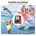 thumbnail image 7 of Mens Swim Trunks Quick Dry Bathing Suit with Liner Beach Shorts African Tribe Aborigine Tribal, 7 of 7