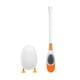 thumbnail image 2 of Cateissary Soporte para escobilla de baño Forma de pato Lindo Soporte de fregador montado en la pared Cepillos flexibles flexibles Limpieza de Suministros de limpieza para el hogar blanco, 2 of 6