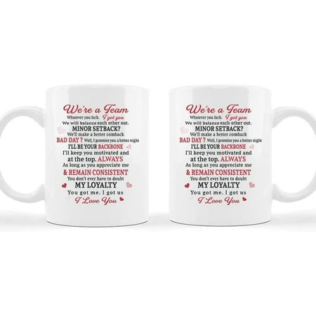 

Mugs His And Hers Gifts Novelty Coffee For Couple From Husband Wife You Got Me And I Got Us Funny Quotes Saying White Ceramic 11 15oz Cup Gifts For Men Women On Valentines Wedding Anniversary