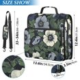 thumbnail image 2 of FORMRS Zipper Binder with Shoulder Strap 2-inch Ring 500 Sheet Capacity File Bag, Dark Floral, 2 of 5