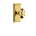 thumbnail image 3 of Grandeur Caredn_Prv_238 Carre Solid Brass Rose Privacy Door Knob Set - Brass, 3 of 6