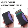 thumbnail image 5 of for iPhone 7 Plus/8 Plus 2 In 1 Detachable Magnetic Card Slots Back Case, PU Leather RFID Blocking Kickstand Fashion Shockproof Protective Phone Case Cover for iPhone 7 Plus/8 Plus, Black, 5 of 10