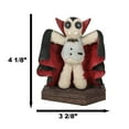 thumbnail image 3 of Draco Vampire Dracula Pinheadz Halloween Monster With Voodoo Stitches Figurine, 3 of 9