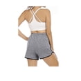 thumbnail image 4 of Pantalones cortos deportivos para mujer, cómodos, con cintura elástica y bolsillos para correr y fitness. Pantalones cortos casuales de algodón con cintura elástica y cordón ajustable. Pantalones, 4 of 5