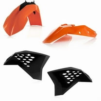Acerbis Orange/Black Complete Plastic Body Kit (2082030354)