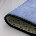 thumbnail image 6 of YFYANG 36"x24" Non-Slip Flannel Carpet Doormat, Living Room Bedroom Office Decorative Area Rugs, Indoor Retro Blue Dream Floor Mats, 6 of 7