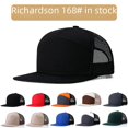 thumbnail image 4 of Gorra de béisbol de 7 piezas de tela sobre tela, gorra de camionero Richardson, gorra de carga, gorra de béisbol transpirable con parasol, 4 of 6