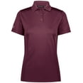 thumbnail image 2 of Holloway Sportswear S Womens Prism Polo Maroon (hlw) 222768, 2 of 5
