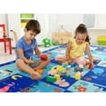 thumbnail image 6 of TWINNIS Kids Playmat Rugs ABC Educational Learning Area Rugs Carpet for Kids Playroom Classroom,5'x7',Blue, 6 of 8