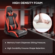 Supllueer Racing Simulator Cockpit With Adjustable Ergonomic Red Seat Fits For Logitech G920 Thrustmaster.Excluding electronic devices