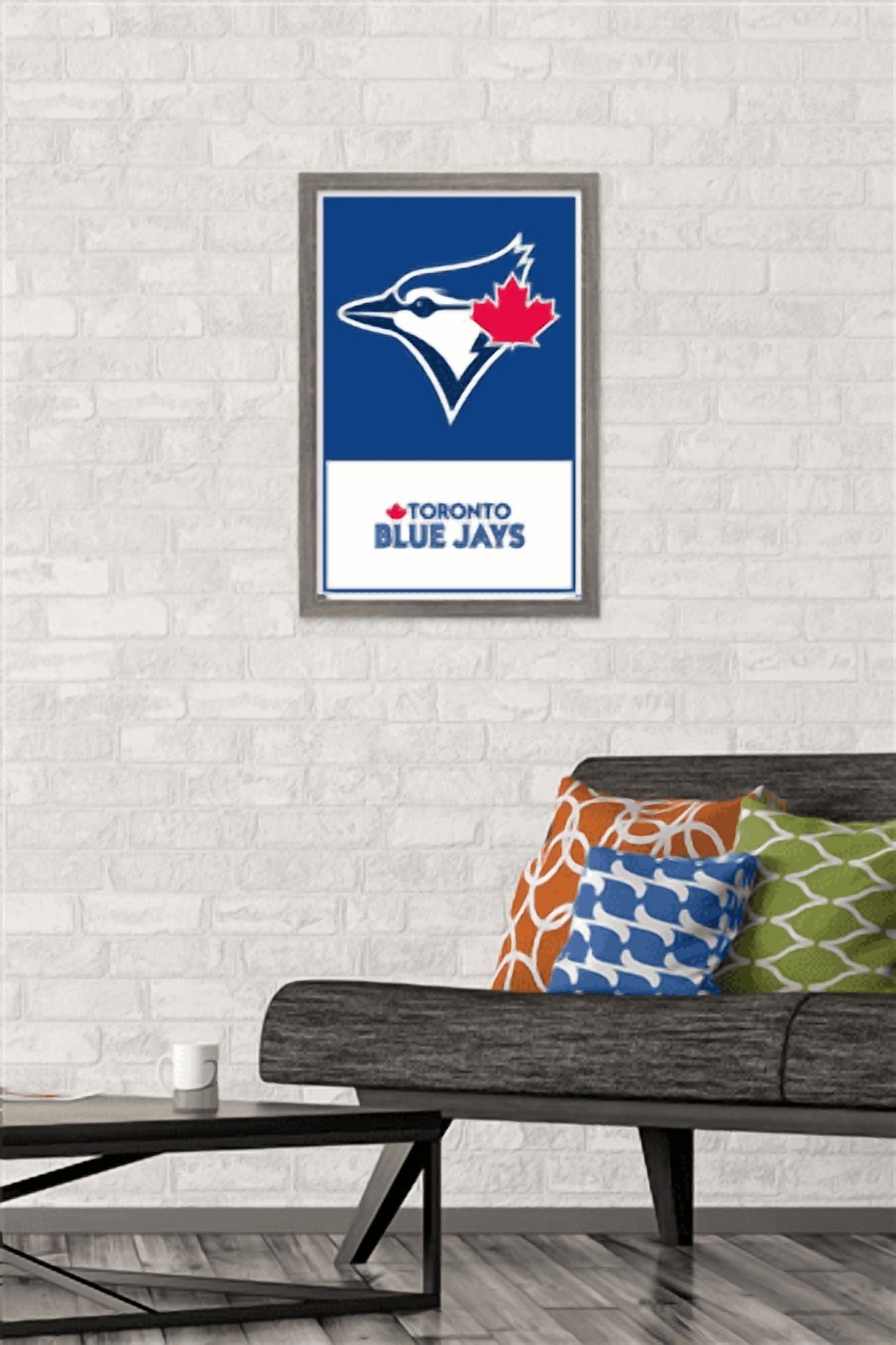 MLB Toronto Blue Jays - Logo 22 Wall Poster, 14.725" x 22.375" Framed