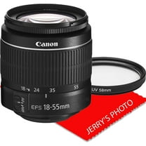 Canon EF-S 18-55mm f/3.5-5.6 III DSLR Camera Zoom Lens (New in White Box)