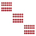 thumbnail image 2 of relayinert 24pcs / Ensemble Large Application Mariage Fête Décor à la Maison Durable et Fiable Rouge 3Set, 2 of 6