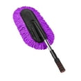 thumbnail image 2 of Exterior suave del del coche de la microfibra con la manija extensible, del cepillo del coche para limpiar el polvo del coche Violeta Sunnimix Plumero de microfibra para coche, 2 of 8